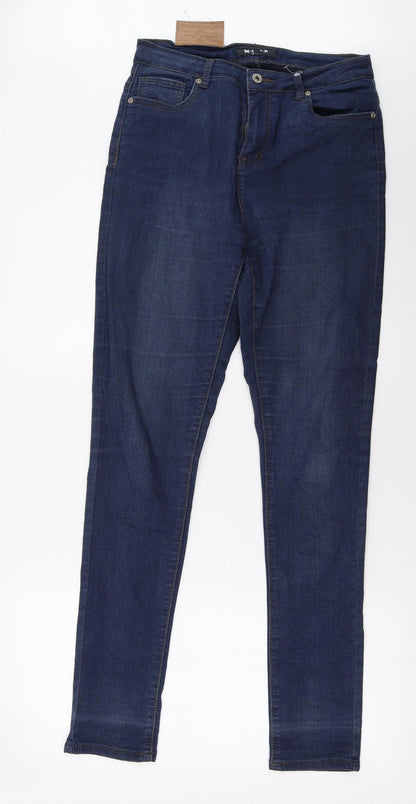 mapp Womens Blue  Denim Straight Jeans Size 10 L32 in