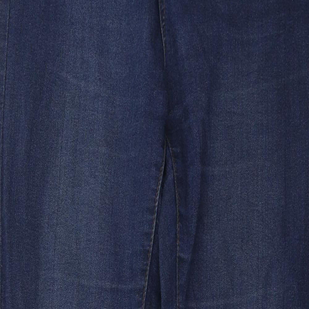 mapp Womens Blue  Denim Straight Jeans Size 10 L32 in