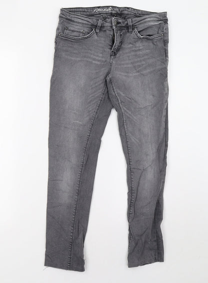 NOVA Womens Grey  Denim Skinny Jeans Size 8 L26 in