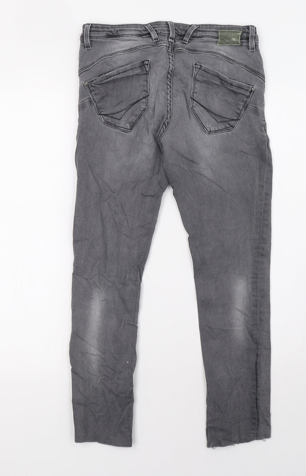 NOVA Womens Grey  Denim Skinny Jeans Size 8 L26 in