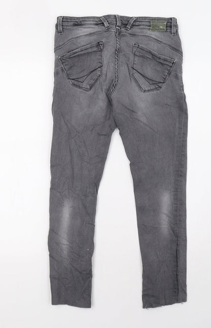 NOVA Womens Grey  Denim Skinny Jeans Size 8 L26 in