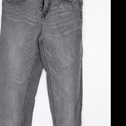 NOVA Womens Grey  Denim Skinny Jeans Size 8 L26 in