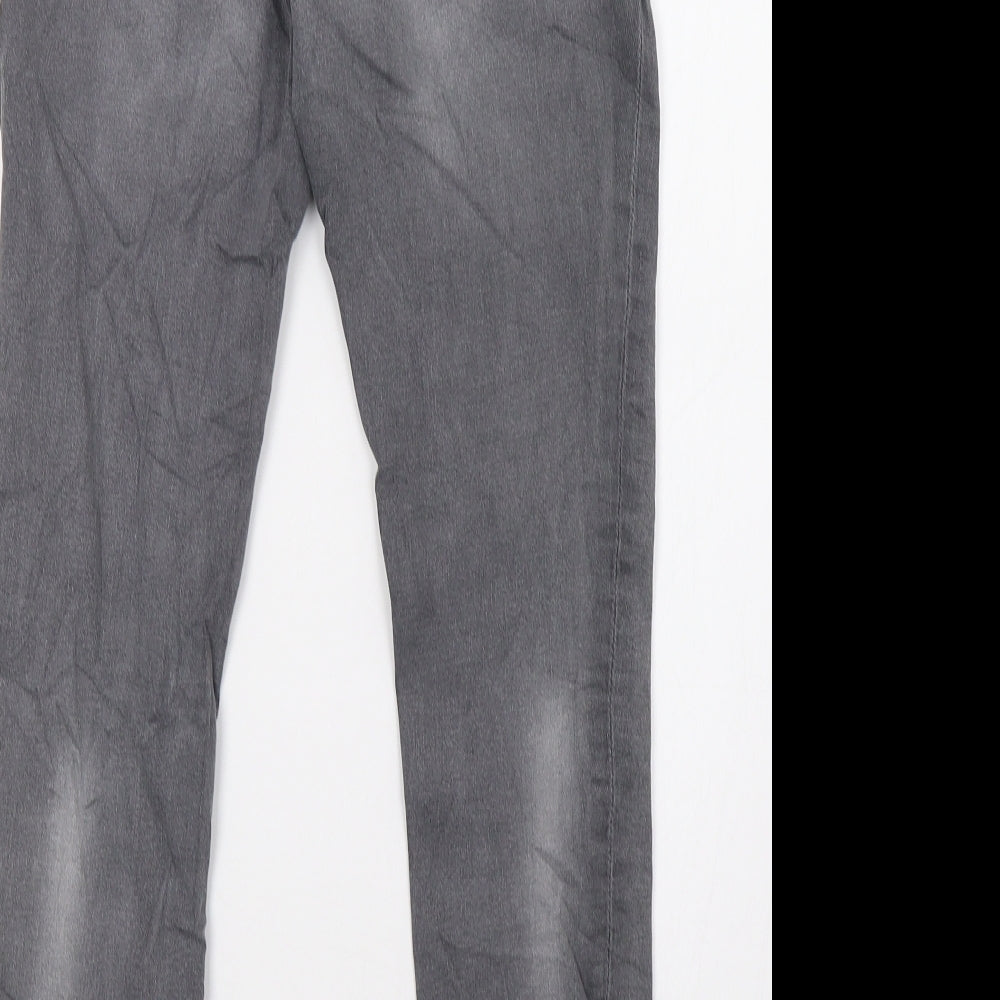 NOVA Womens Grey  Denim Skinny Jeans Size 8 L26 in