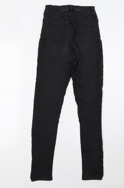 Womens UK Size 6 TALLY WEiJL Regular Fit Skinny Black Jeans