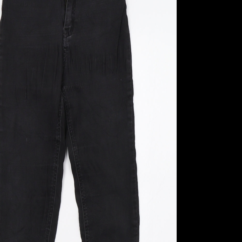 Womens UK Size 6 TALLY WEiJL Regular Fit Skinny Black Jeans