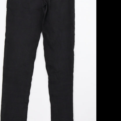 Womens UK Size 6 TALLY WEiJL Regular Fit Skinny Black Jeans