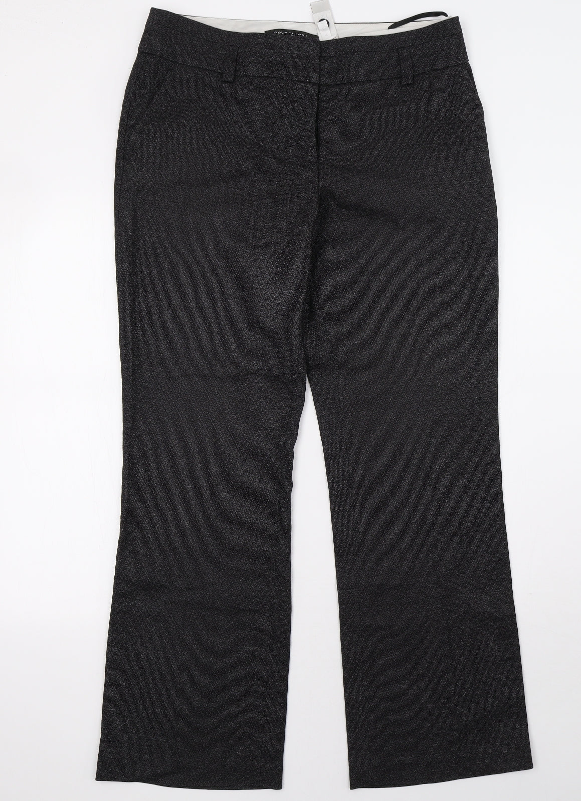 Womens UK Size 12 NEXT Regular Fit  Black Trousers
