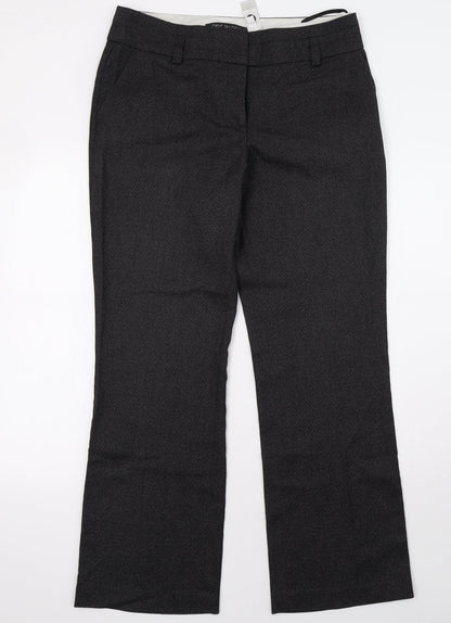 Womens UK Size 12 NEXT Regular Fit  Black Trousers
