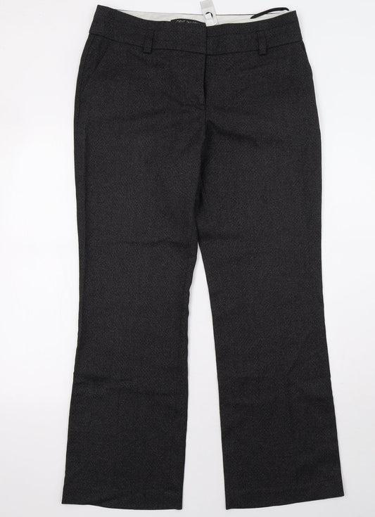 Womens UK Size 12 NEXT Regular Fit  Black Trousers