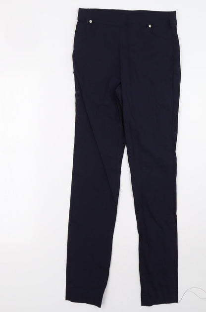 Womens UK Size 6 Preworn Regular Fit  Blue Trousers
