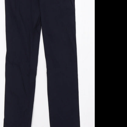 Womens UK Size 6 Preworn Regular Fit  Blue Trousers