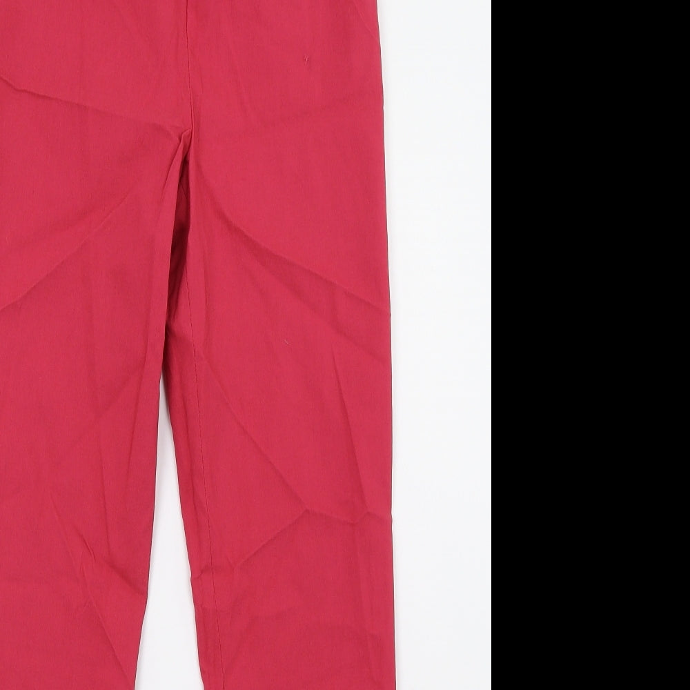 Womens UK Size 8 Preworn Regular Fit  Pink Trousers