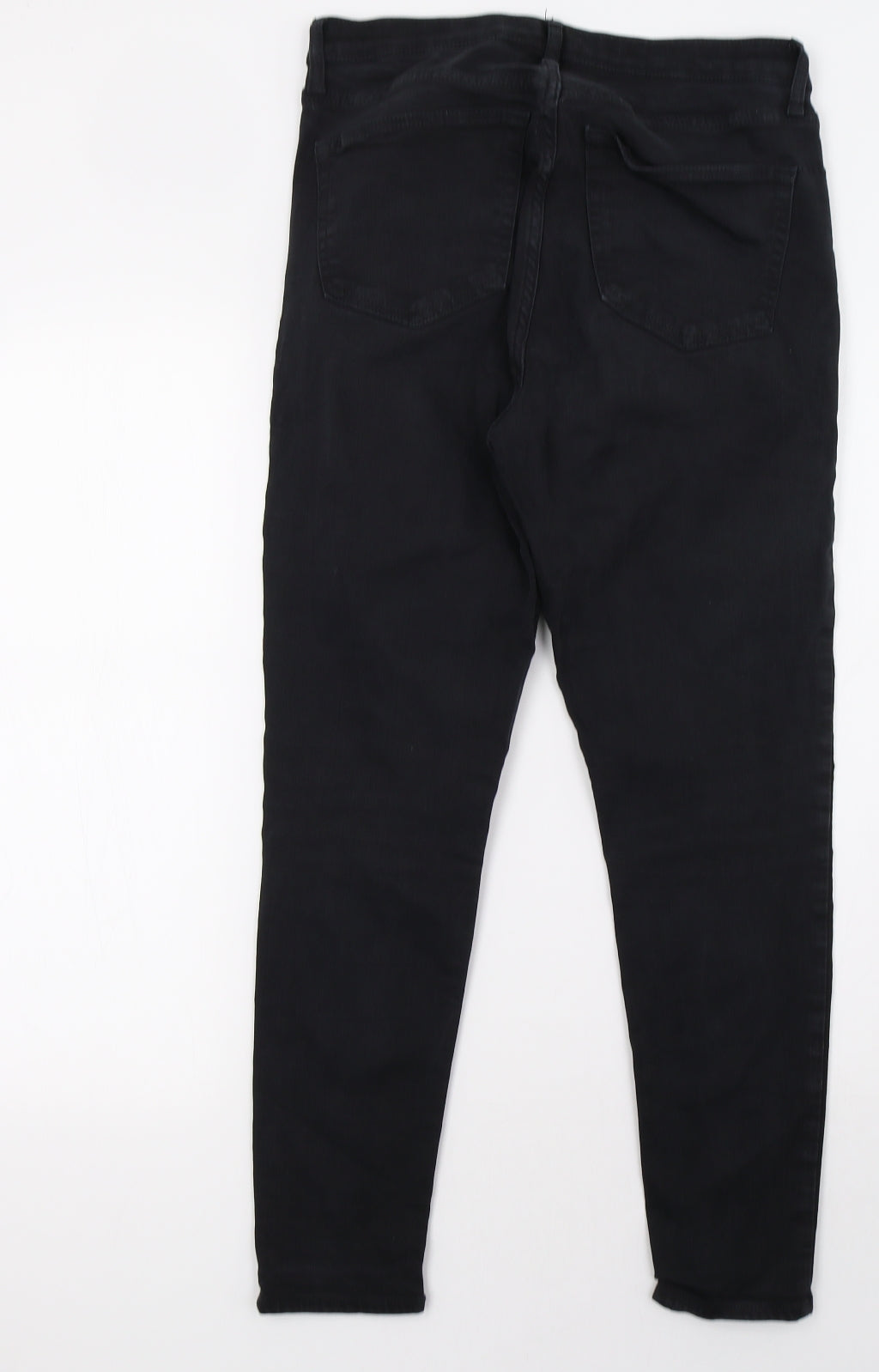 Topshop Womens Black  Denim Skinny Jeans Size 30 L30 in