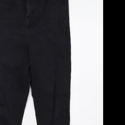 Topshop Womens Black  Denim Skinny Jeans Size 30 L30 in