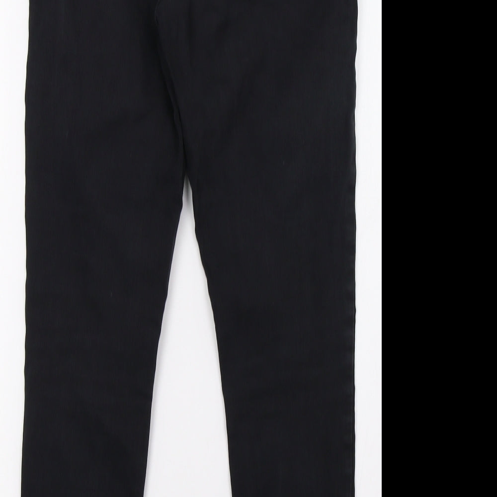 Topshop Womens Black  Denim Skinny Jeans Size 30 L30 in