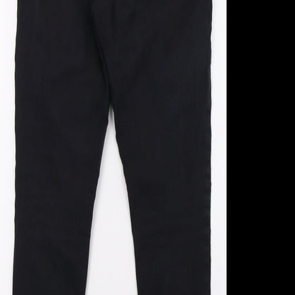 Topshop Womens Black  Denim Skinny Jeans Size 30 L30 in