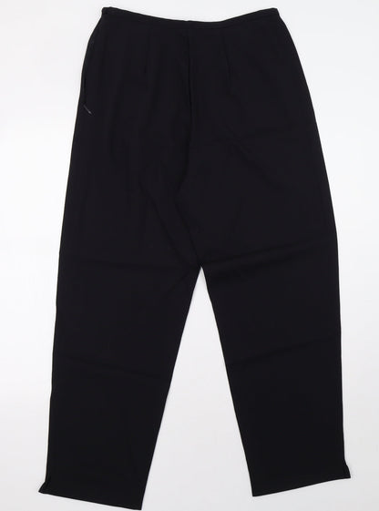 Womens UK Size 10 Preworn Regular Fit  Blue Trousers