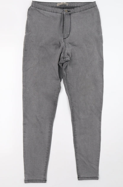 priamrk Womens Grey  Denim Skinny Jeans Size 12 L30 in