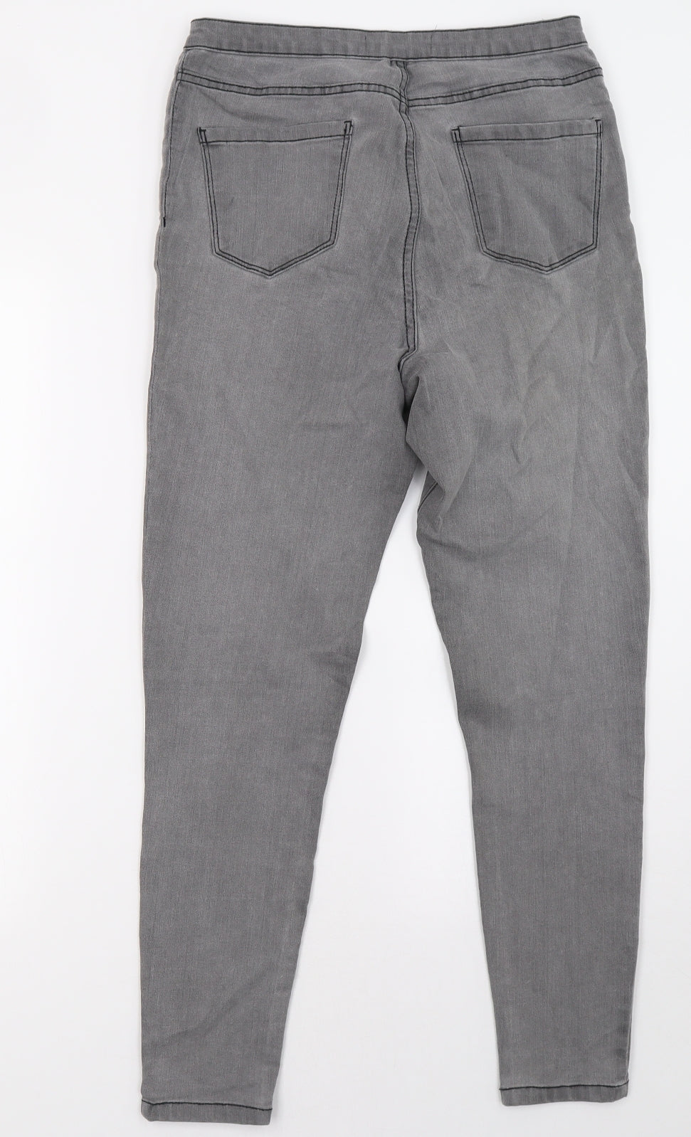 priamrk Womens Grey  Denim Skinny Jeans Size 12 L30 in