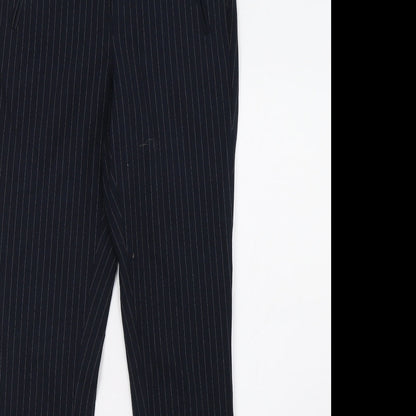 Gina Tricot Womens Blue Striped  Trousers  Size 10 L30 in