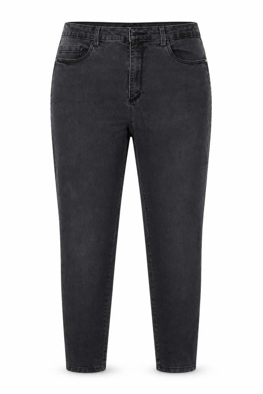Front view of Only women’s grey denim skinny jeans, size XL, 30-inch leg