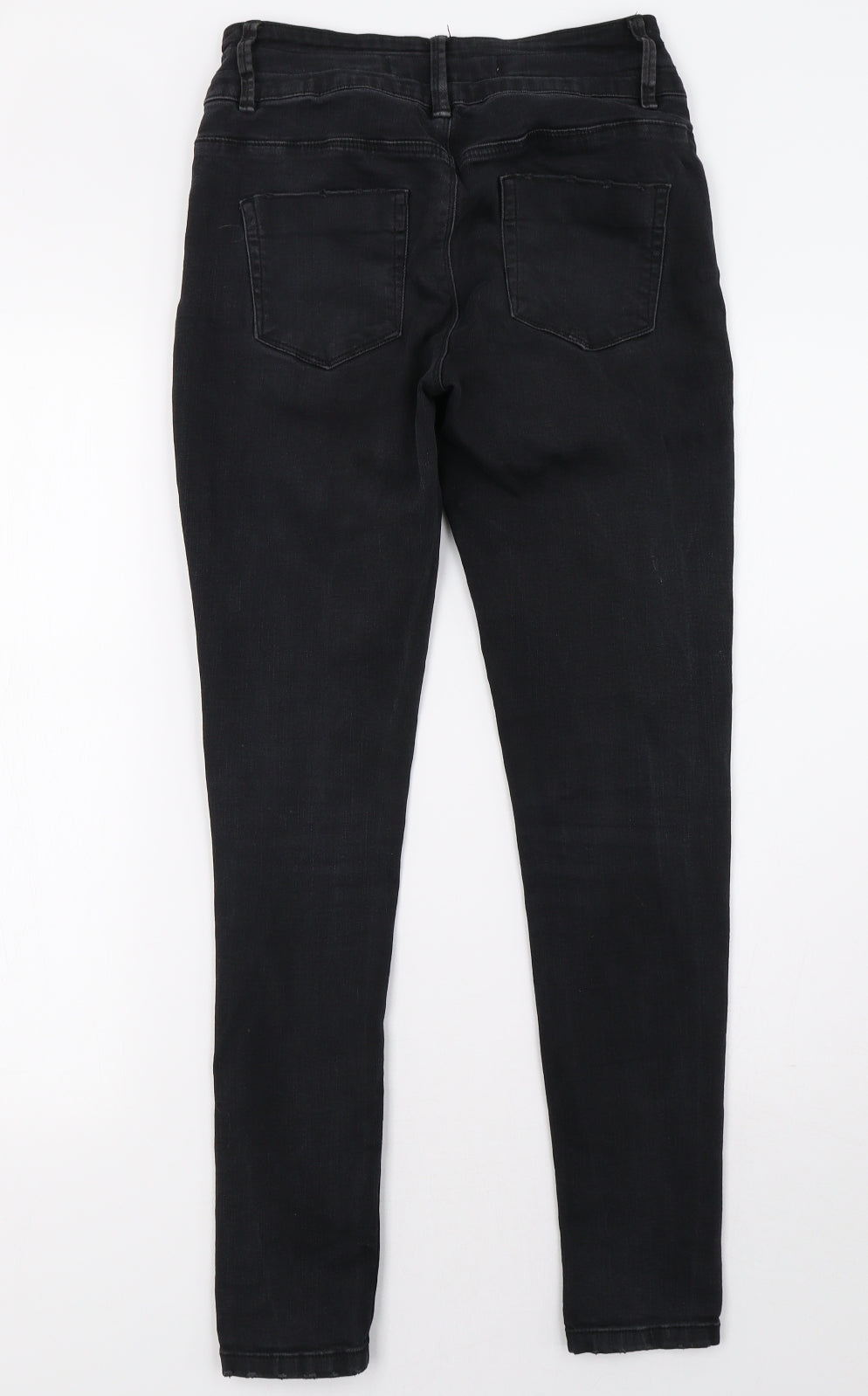 Primark Womens Black  Denim Skinny Jeans Size 8 L30 in