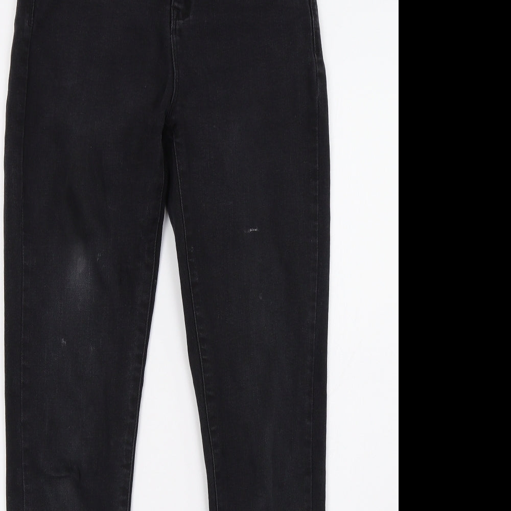 Primark Womens Black  Denim Skinny Jeans Size 8 L30 in