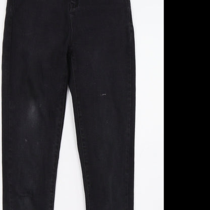 Primark Womens Black  Denim Skinny Jeans Size 8 L30 in