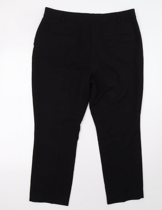 Matalan Womens Black   Trousers  Size 16 L30 in
