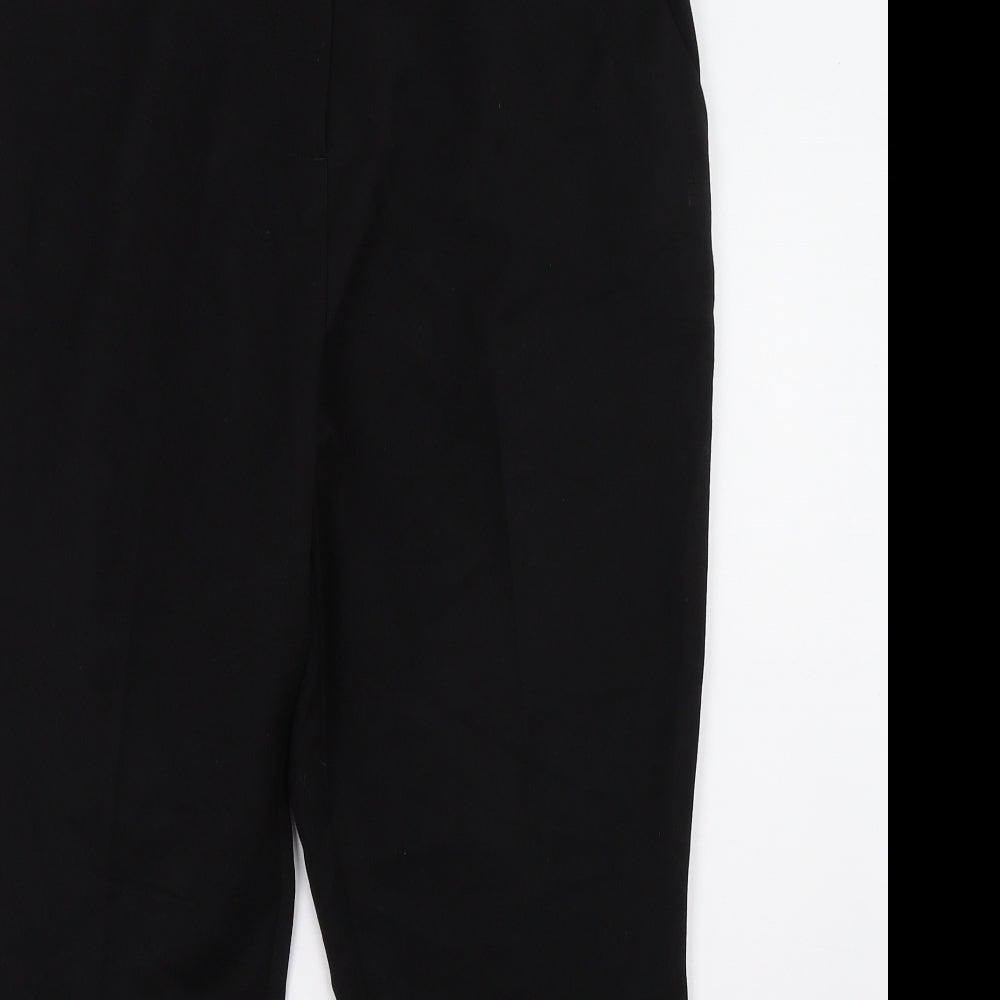 Womens UK Size 16 Matalan Regular Fit  Black Trousers
