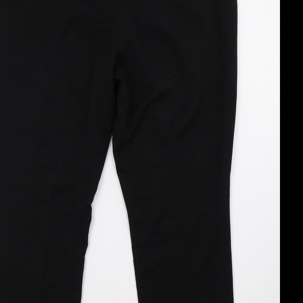 Womens UK Size 16 Matalan Regular Fit  Black Trousers