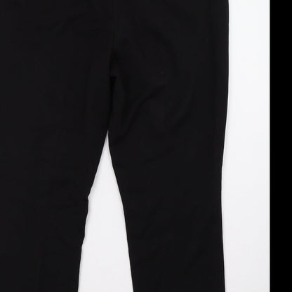 Womens UK Size 16 Matalan Regular Fit  Black Trousers