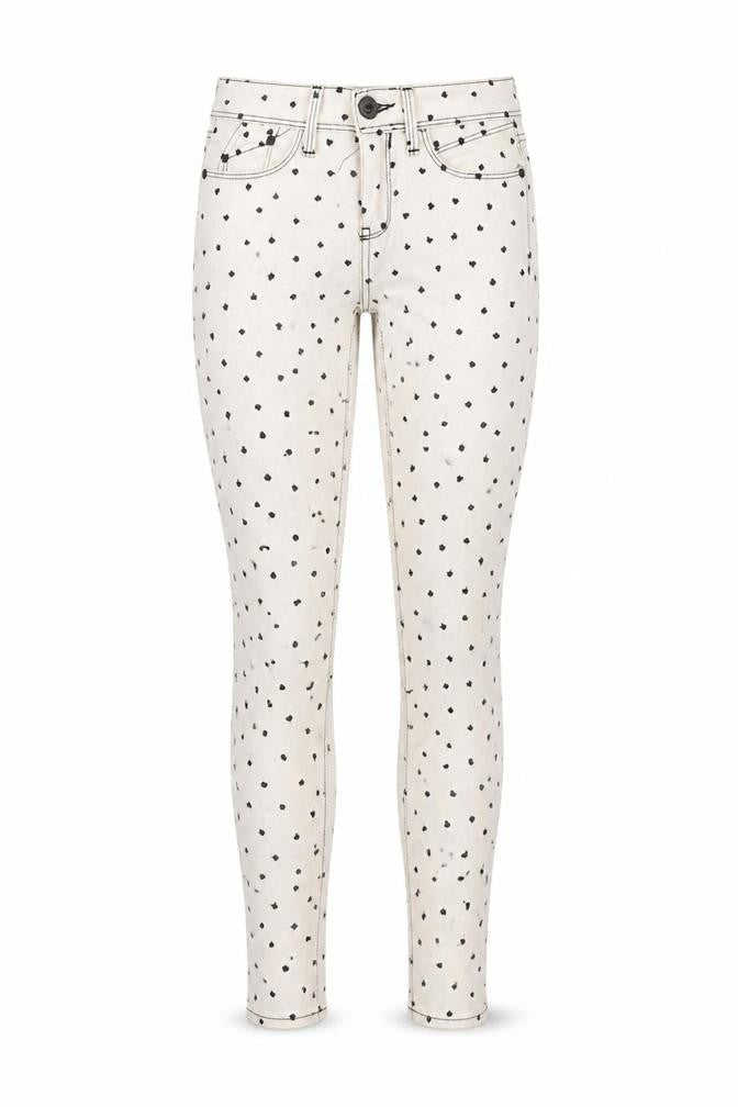Womens UK Size 6 River Island Regular Fit Skinny White Jeans