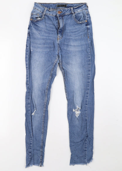 Womens UK Size 29 fb sister Regular Fit Straight Blue Jeans