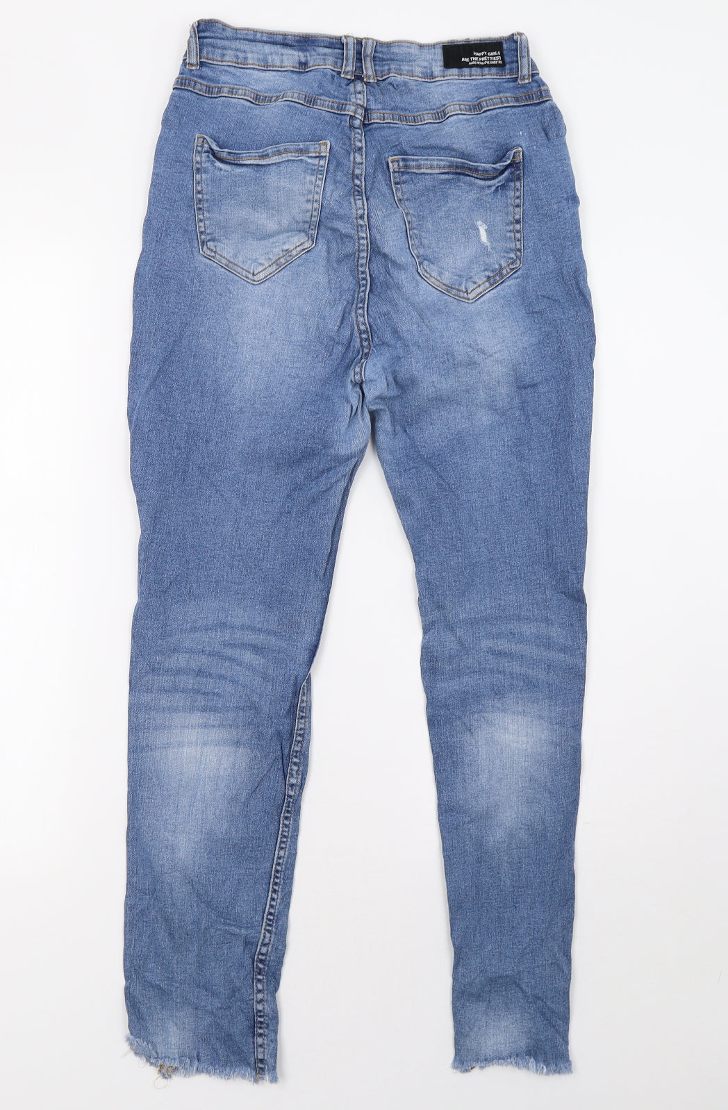 Womens UK Size 29 fb sister Regular Fit Straight Blue Jeans