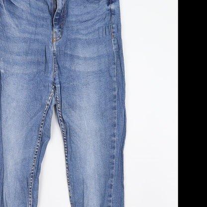 Womens UK Size 29 fb sister Regular Fit Straight Blue Jeans