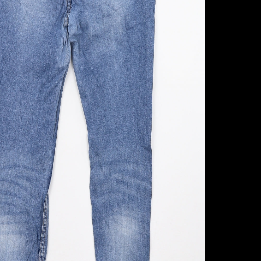 Womens UK Size 29 fb sister Regular Fit Straight Blue Jeans