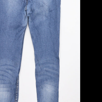 Womens UK Size 29 fb sister Regular Fit Straight Blue Jeans