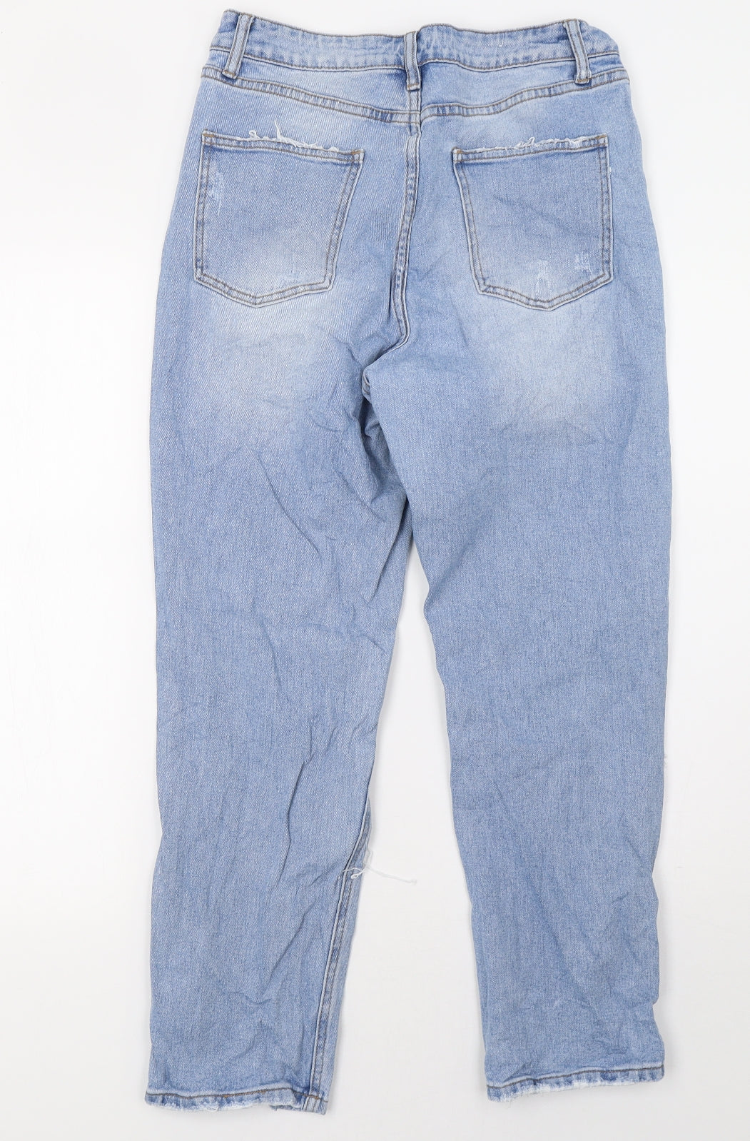 cindy Womens Blue  Denim Straight Jeans Size 28 L30 in