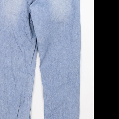 cindy Womens Blue  Denim Straight Jeans Size 28 L30 in