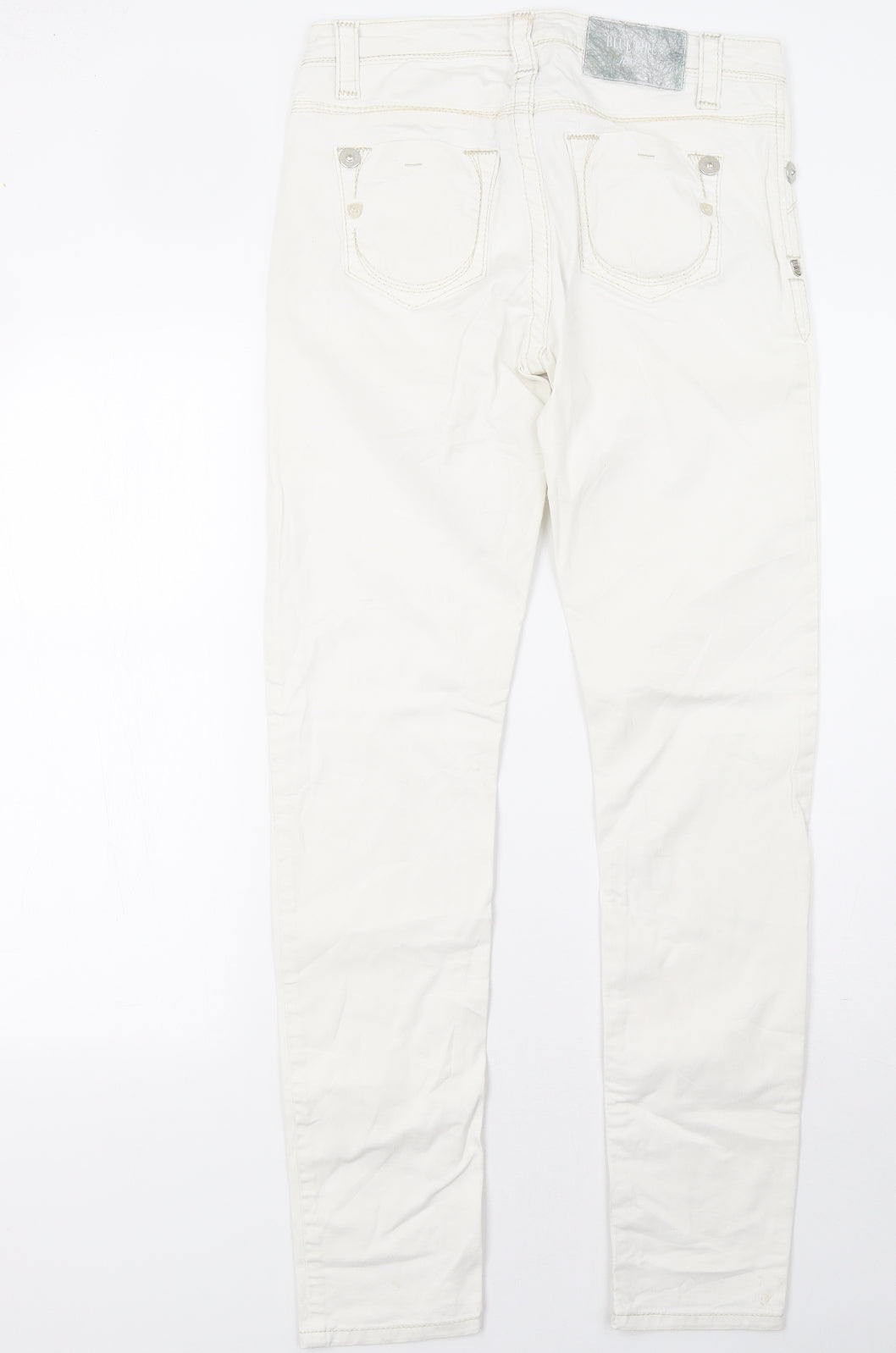 blue fire Womens White   Skinny Jeans Size 10 L32 in