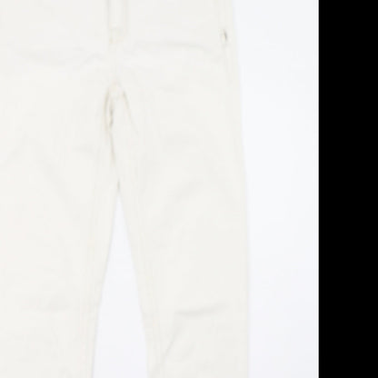 blue fire Womens White   Skinny Jeans Size 10 L32 in