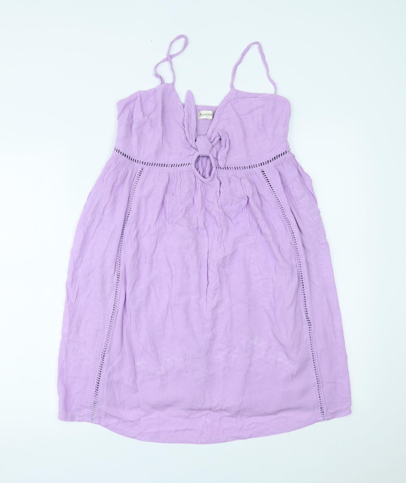 Accessorize Womens Purple   Fit & Flare  Size S