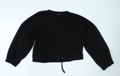 Primark Womens Black   Pullover Jumper Size M