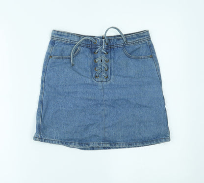 Matalan Girls Blue   Mini Skirt Size 12 Years