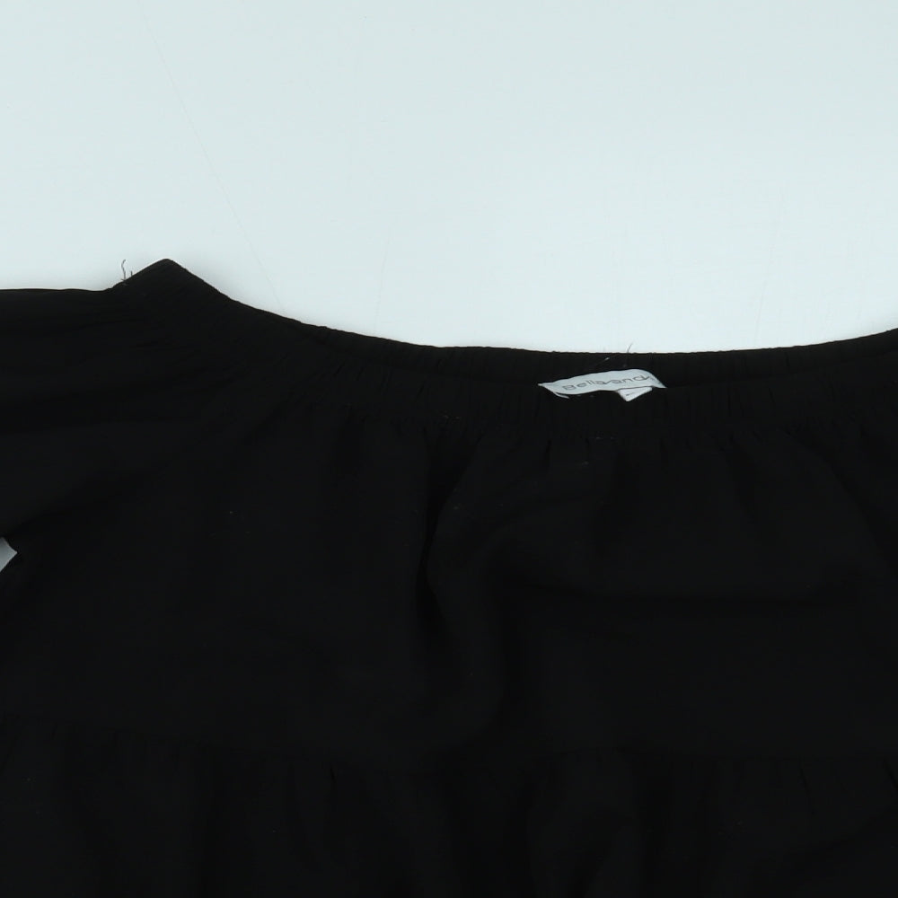 Bella and Blue Womens Black   Basic Blouse Size M