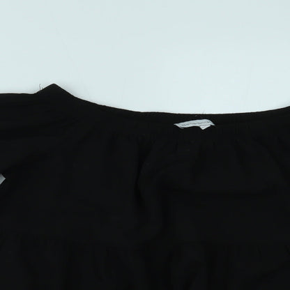 Bella and Blue Womens Black   Basic Blouse Size M