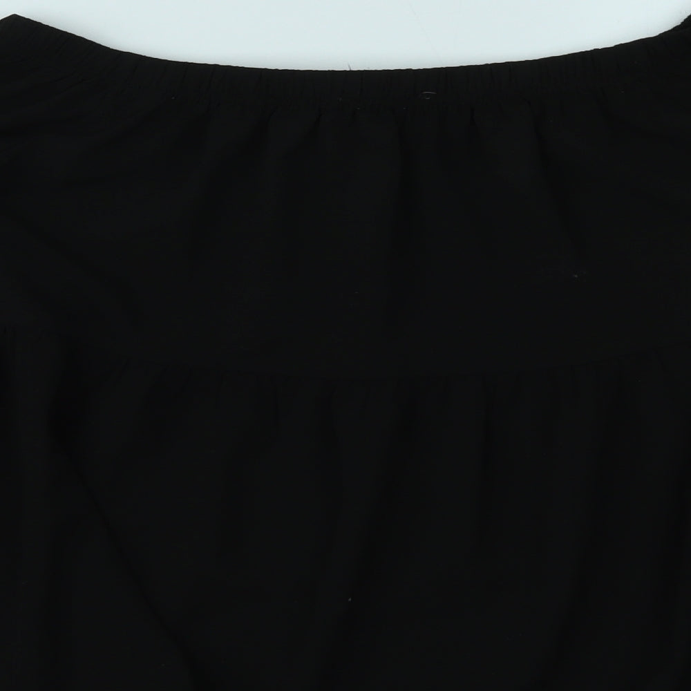 Bella and Blue Womens Black   Basic Blouse Size M