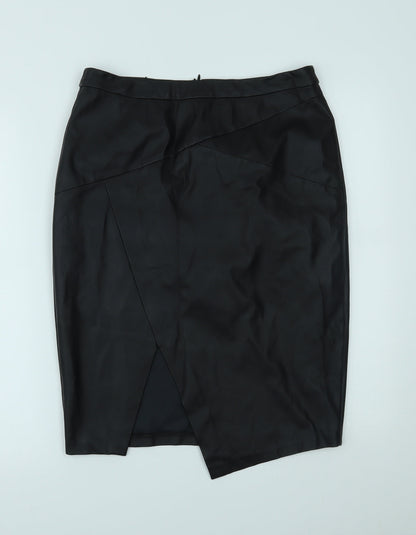 Oasis Womens Black   Straight & Pencil Skirt Size 10