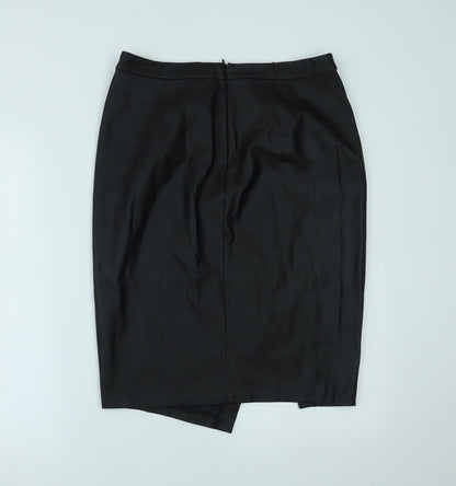 Oasis Womens Black   Straight & Pencil Skirt Size 10